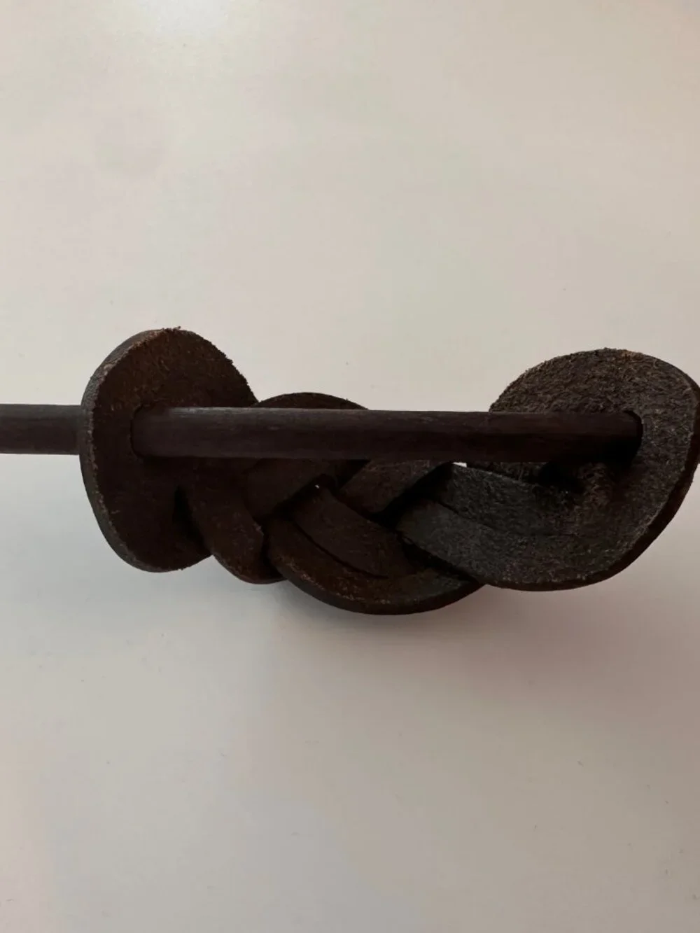 Set of 3 Leather Hair Accessories